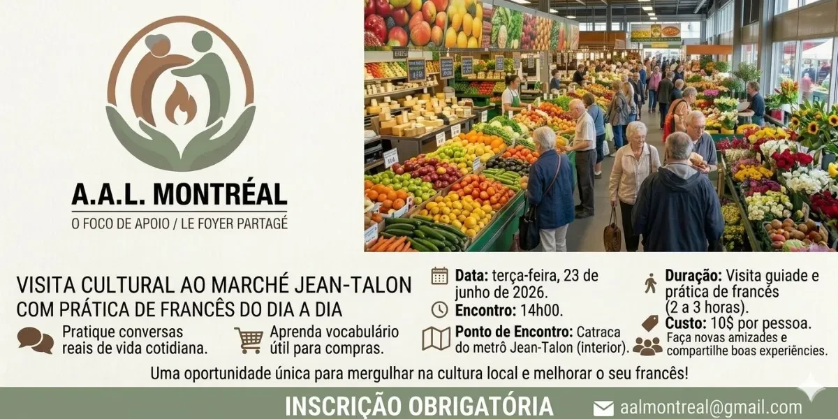 Passeando e aprendendo Francês no Mercado Jean-Talon